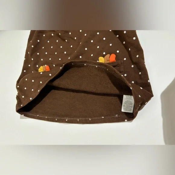 Carter’s Thanksgiving Turkey dress 18 months toddler brown - Picture 7 of 11
